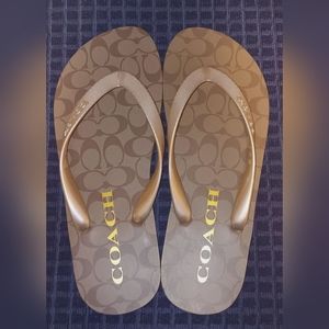 Coach Flip Flops (L 8-9)